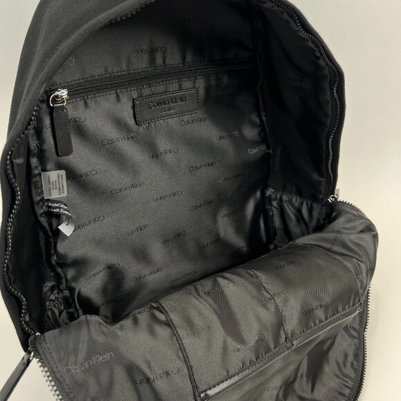 Calvin Klein Landon Zip Around Backpack, Black Combo
